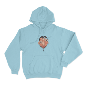 Balloonerism Cover Unisex Hoodie Sky Blue