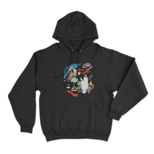 Faces Unisex Hoodie Black