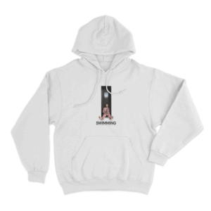 Swimming Album Cover Unisex Hoodie White
